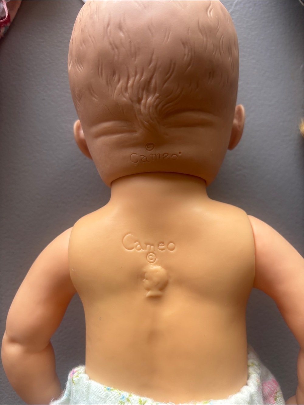 cameo Vinyl Baby Doll in Warm Flesh Tone